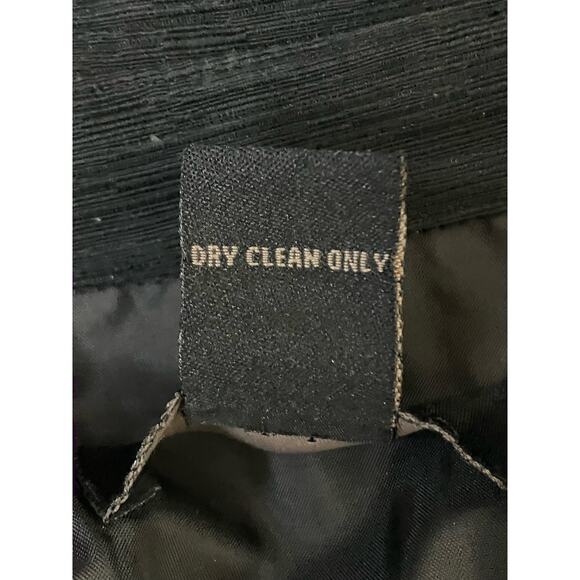 Silk Land 100% Silk Embroidered Black Blazer Small - Picture 6 of 6